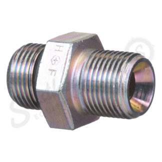Case Construction Hydraulic Tube Adapter - 3/8in NPT O-Ring x 3/8in NPT 152128A1 title