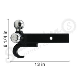 Heavy-Duty Triple-Type Trailer Ball Mount with Chrome-Plated Balls marketing