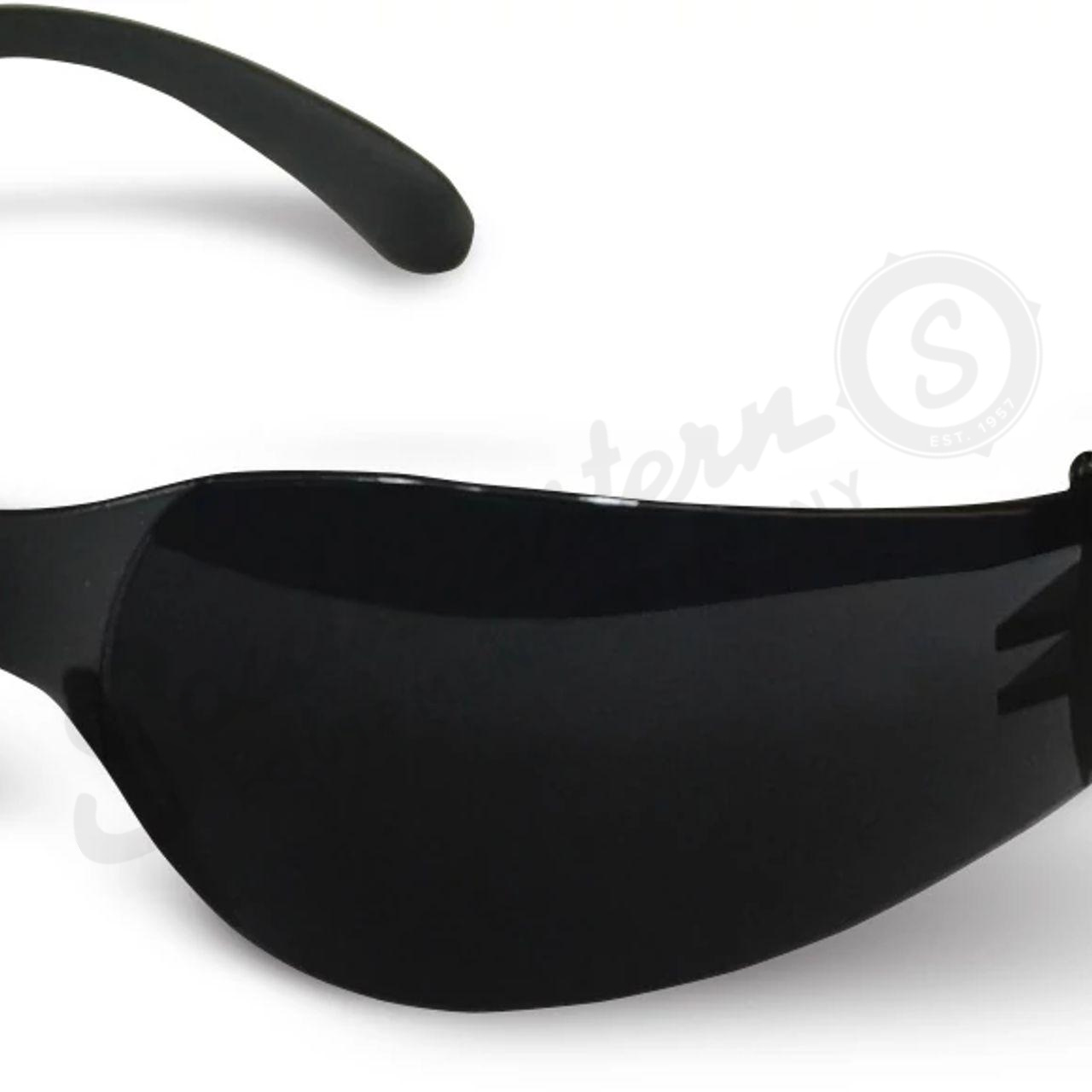 Case Construction Black Lens Safety Glasses - Black Frame - 240