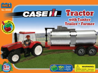 Case IH Tractor with Tanker Trailer and Farmer - 151 Pieces marketing