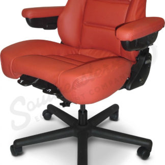 CNH Office Chair - Red Leather marketing