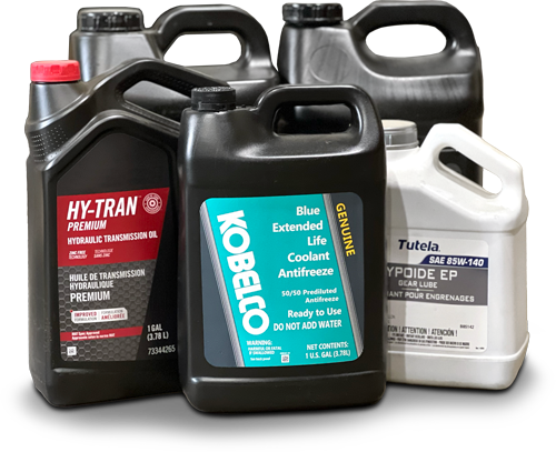 Shop oils and lubricants for your Kobelco Excavator