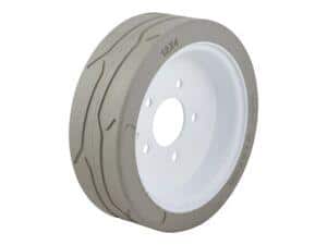 Non-Marking Tire And Wheel Assembly To Fit Skyjack Machines Gray